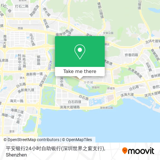 平安银行24小时自助银行(深圳世界之窗支行) map