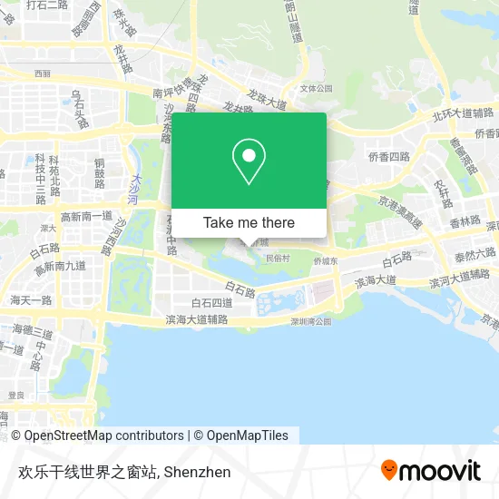 欢乐干线世界之窗站 map
