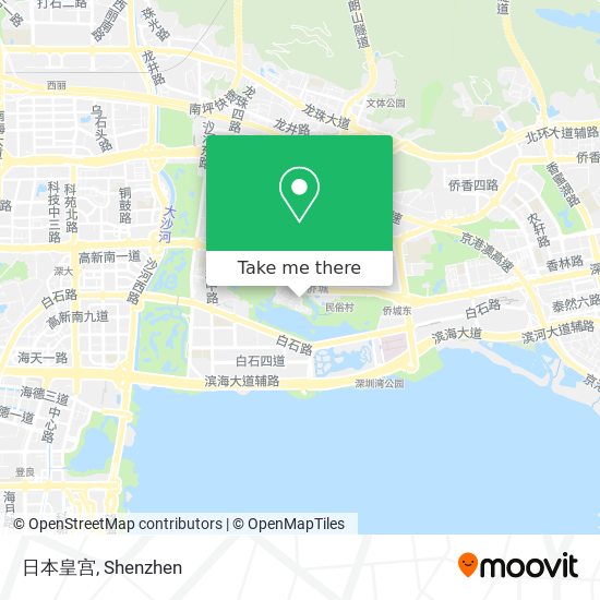 日本皇宫 map
