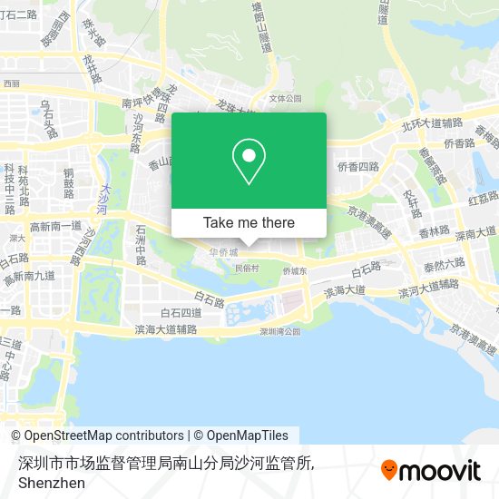 深圳市市场监督管理局南山分局沙河监管所 map