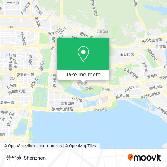 芳华苑 map