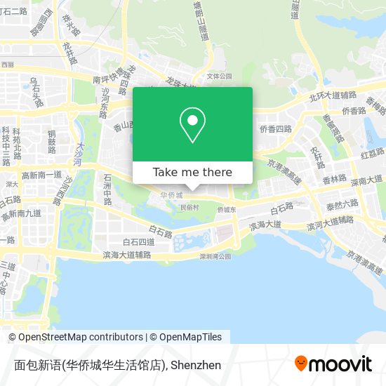 面包新语(华侨城华生活馆店) map