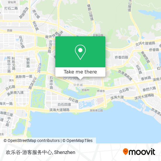 欢乐谷-游客服务中心 map
