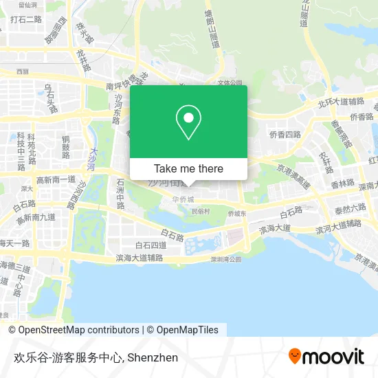 欢乐谷-游客服务中心 map