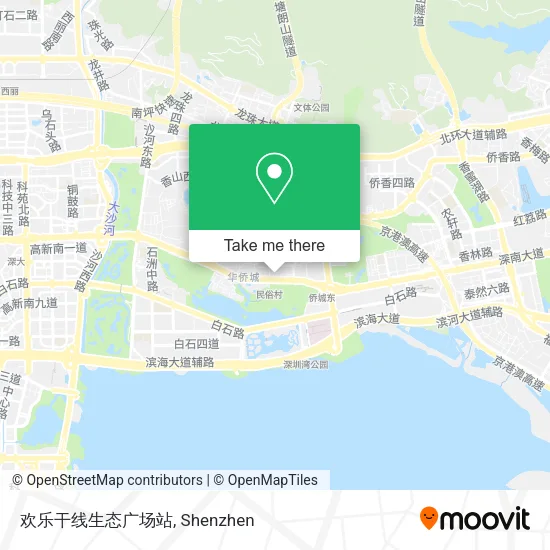 欢乐干线生态广场站 map