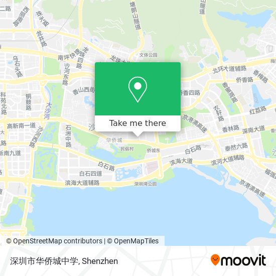 深圳市华侨城中学 map