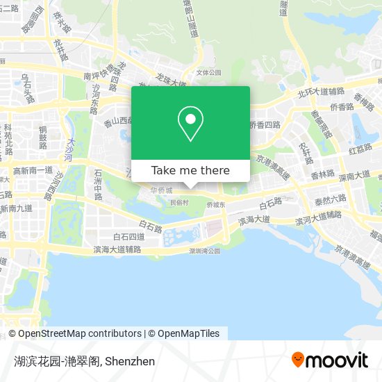 湖滨花园-滟翠阁 map