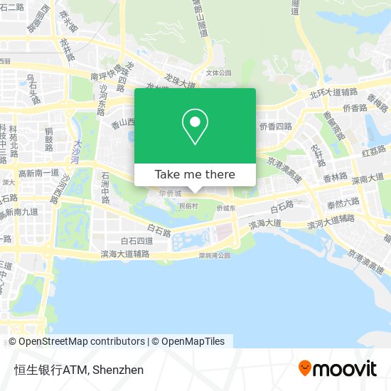 恒生银行ATM map