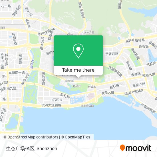 生态广场-A区 map