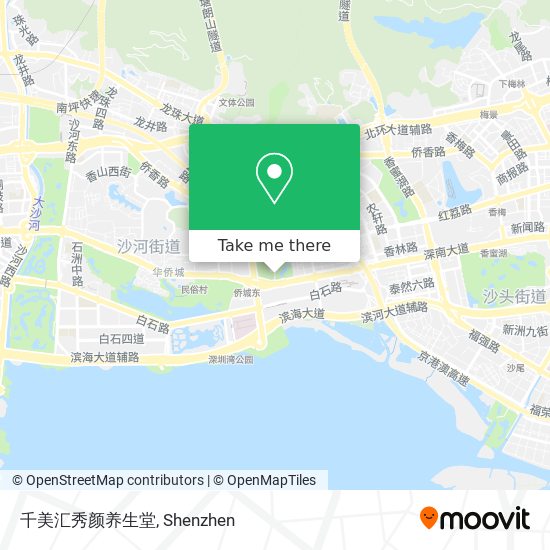 千美汇秀颜养生堂 map