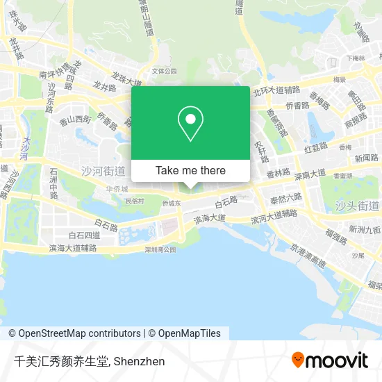 千美汇秀颜养生堂 map