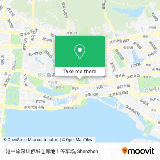 港中旅深圳侨城仓库地上停车场 map