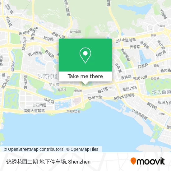 锦绣花园二期-地下停车场 map