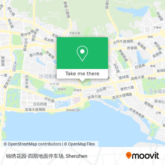 锦绣花园-四期地面停车场 map