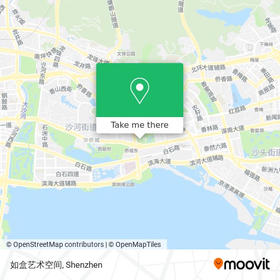 如盒艺术空间 map