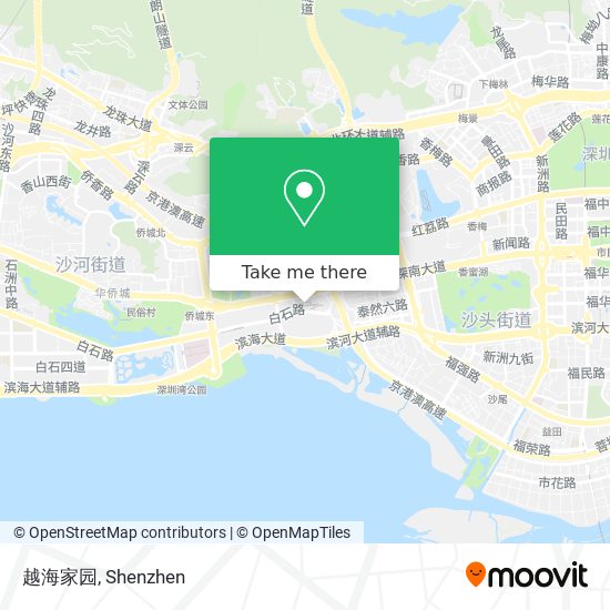 越海家园 map