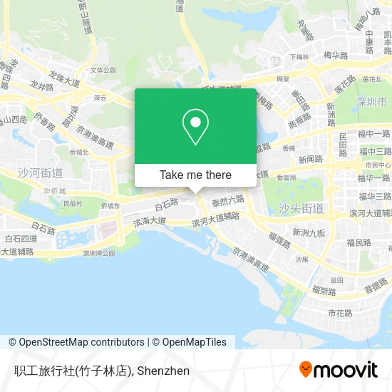 职工旅行社(竹子林店) map