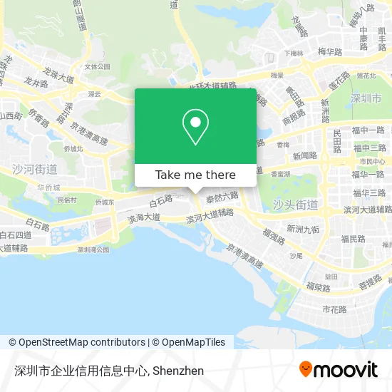 深圳市企业信用信息中心 map