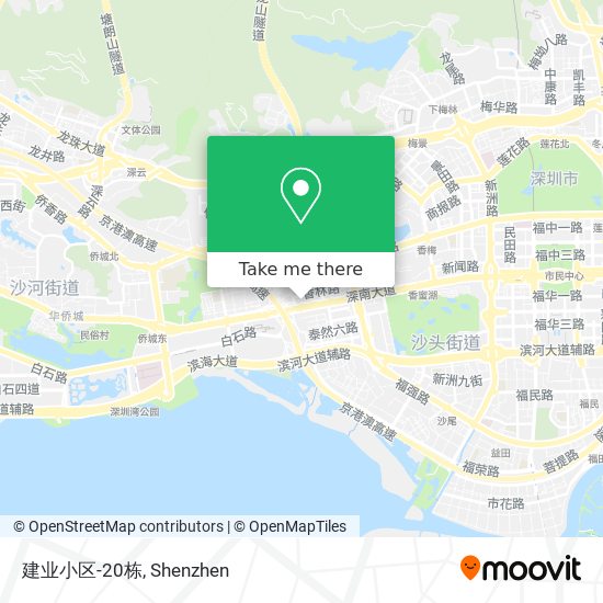 建业小区-20栋 map