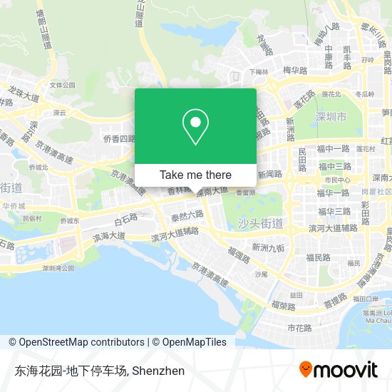 东海花园-地下停车场 map