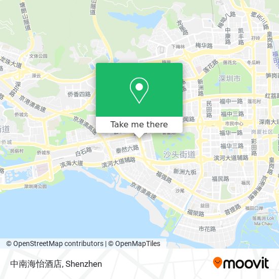 中南海怡酒店 map