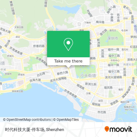 时代科技大厦-停车场 map