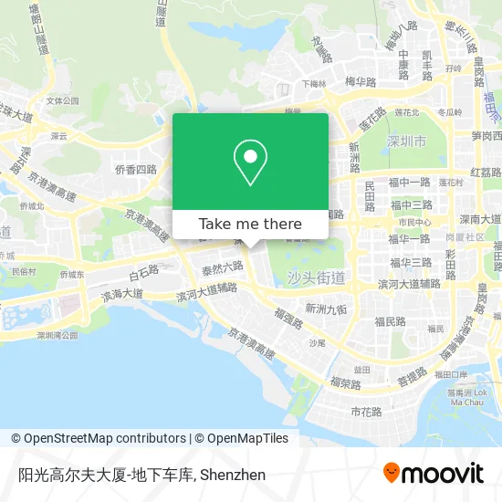 阳光高尔夫大厦-地下车库 map