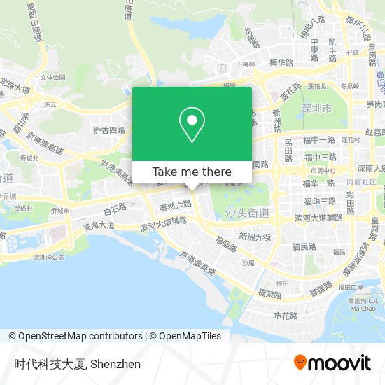 时代科技大厦 map