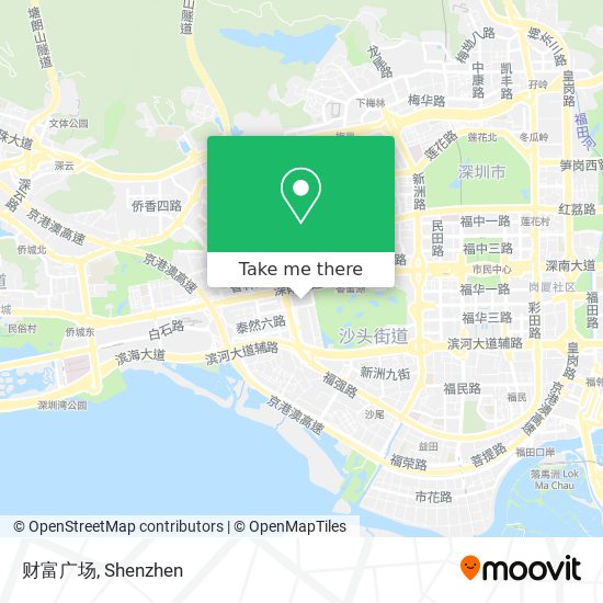 财富广场 map