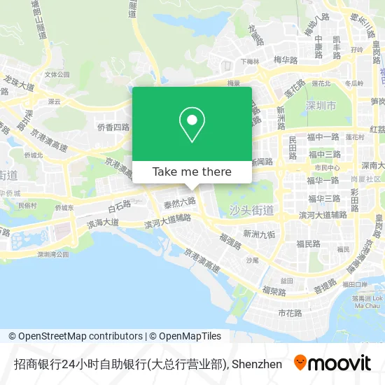 招商银行24小时自助银行(大总行营业部) map