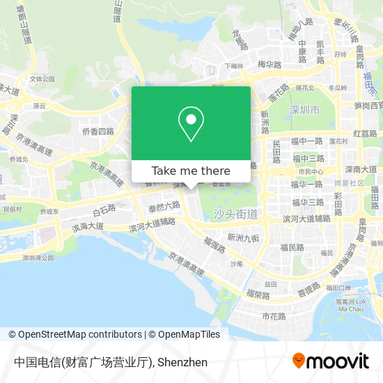中国电信(财富广场营业厅) map