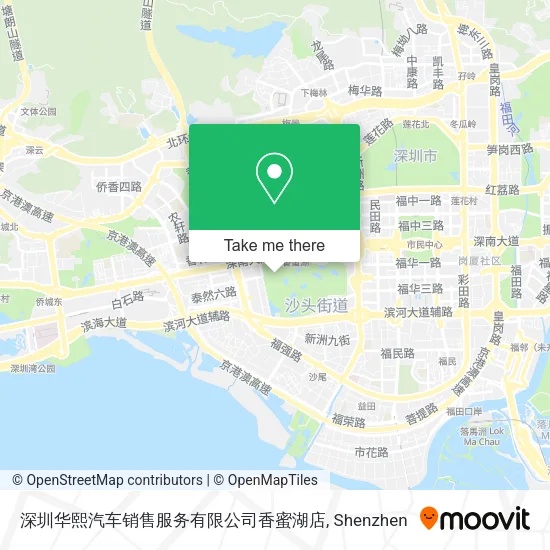 深圳华熙汽车销售服务有限公司香蜜湖店 map