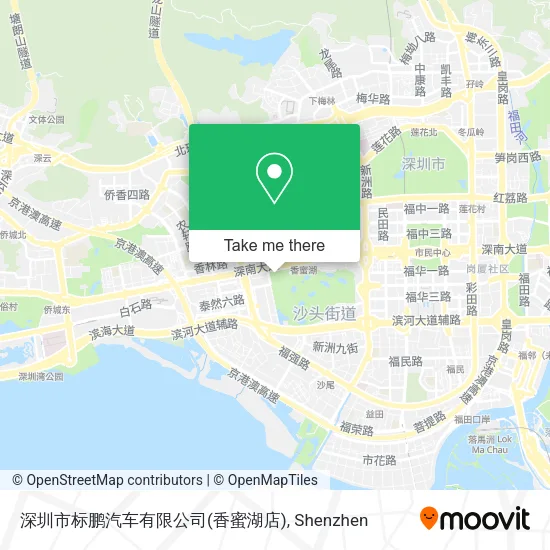 深圳市标鹏汽车有限公司(香蜜湖店) map