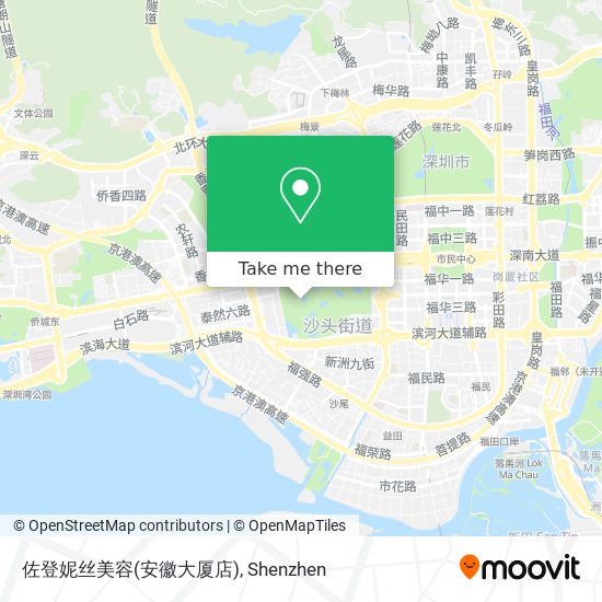 佐登妮丝美容(安徽大厦店) map
