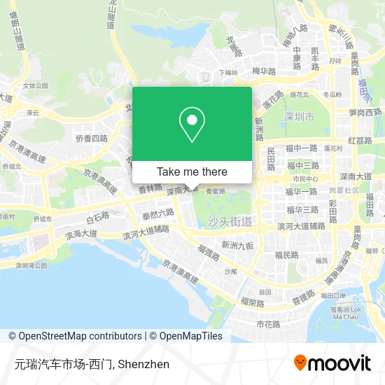 元瑞汽车市场-西门 map