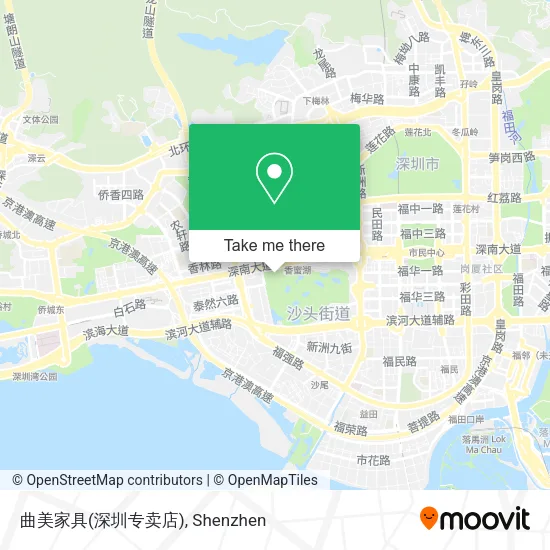 曲美家具(深圳专卖店) map
