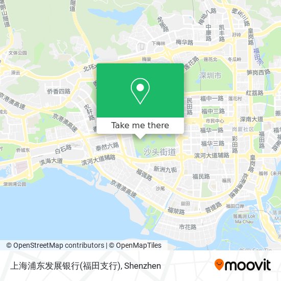 上海浦东发展银行(福田支行) map