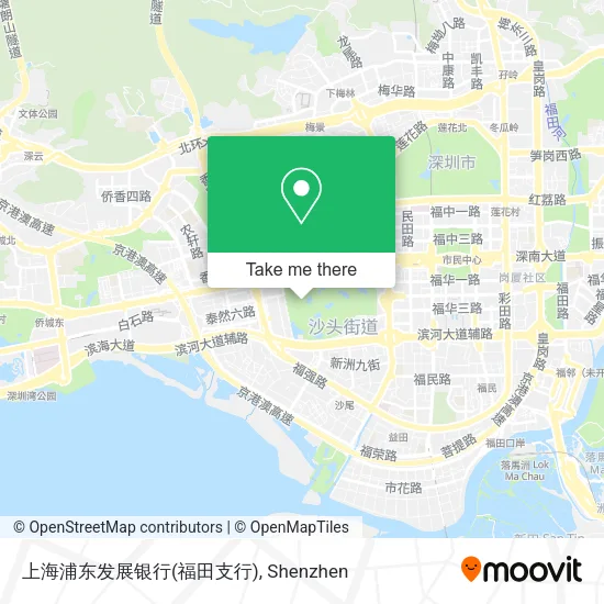 上海浦东发展银行(福田支行) map