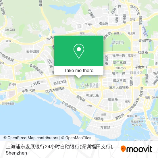 上海浦东发展银行24小时自助银行(深圳福田支行) map