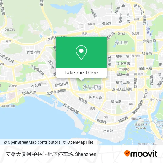 安徽大厦创展中心-地下停车场 map