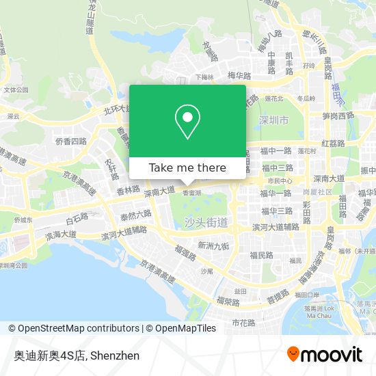 奥迪新奥4S店 map