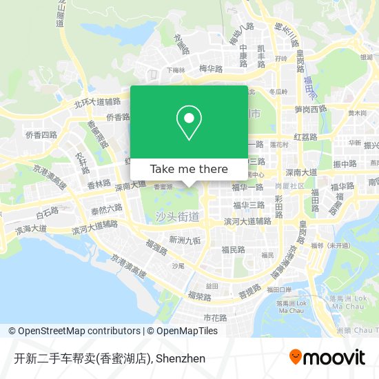 开新二手车帮卖(香蜜湖店) map