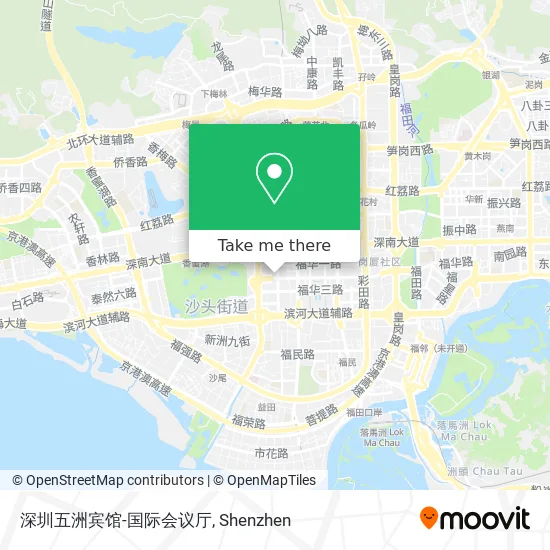 深圳五洲宾馆-国际会议厅 map