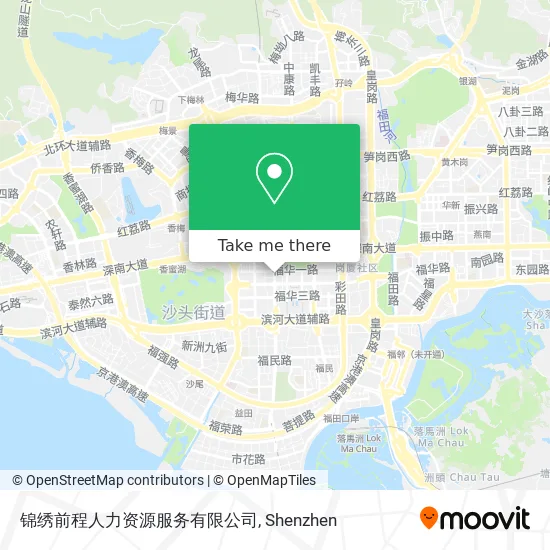 锦绣前程人力资源服务有限公司 map