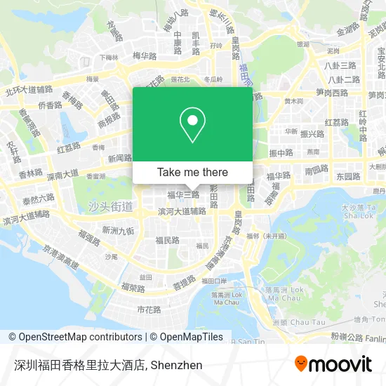 深圳福田香格里拉大酒店 map