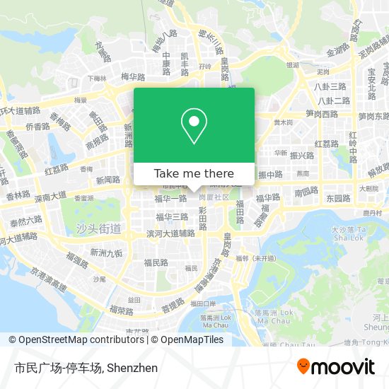 市民广场-停车场 map