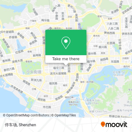 停车场 map