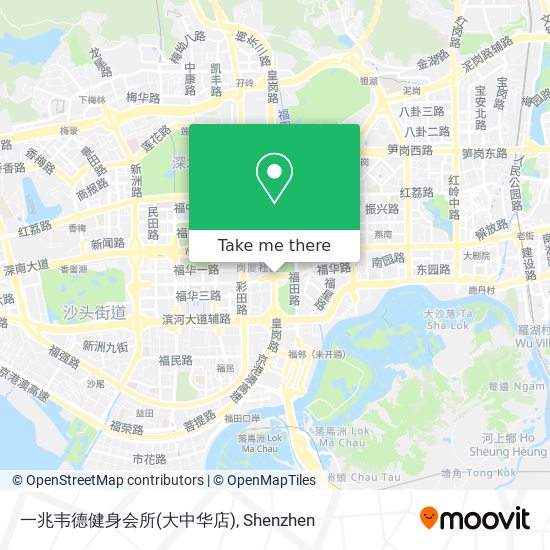 一兆韦德健身会所(大中华店) map