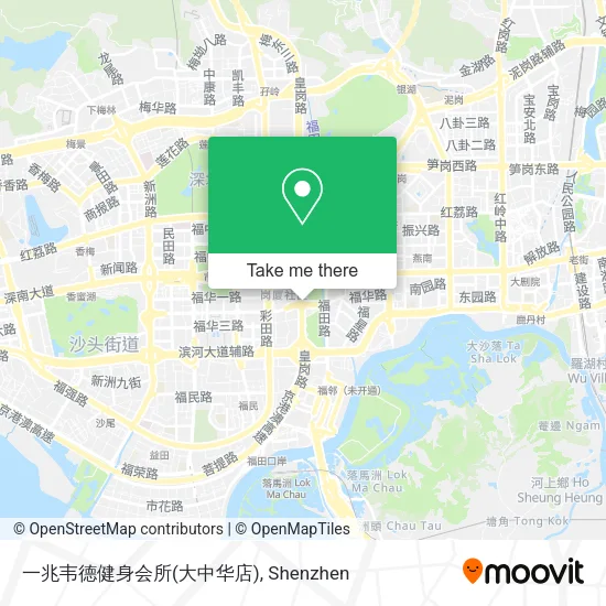 一兆韦德健身会所(大中华店) map