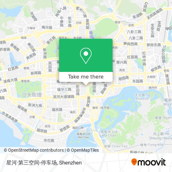 星河·第三空间-停车场 map